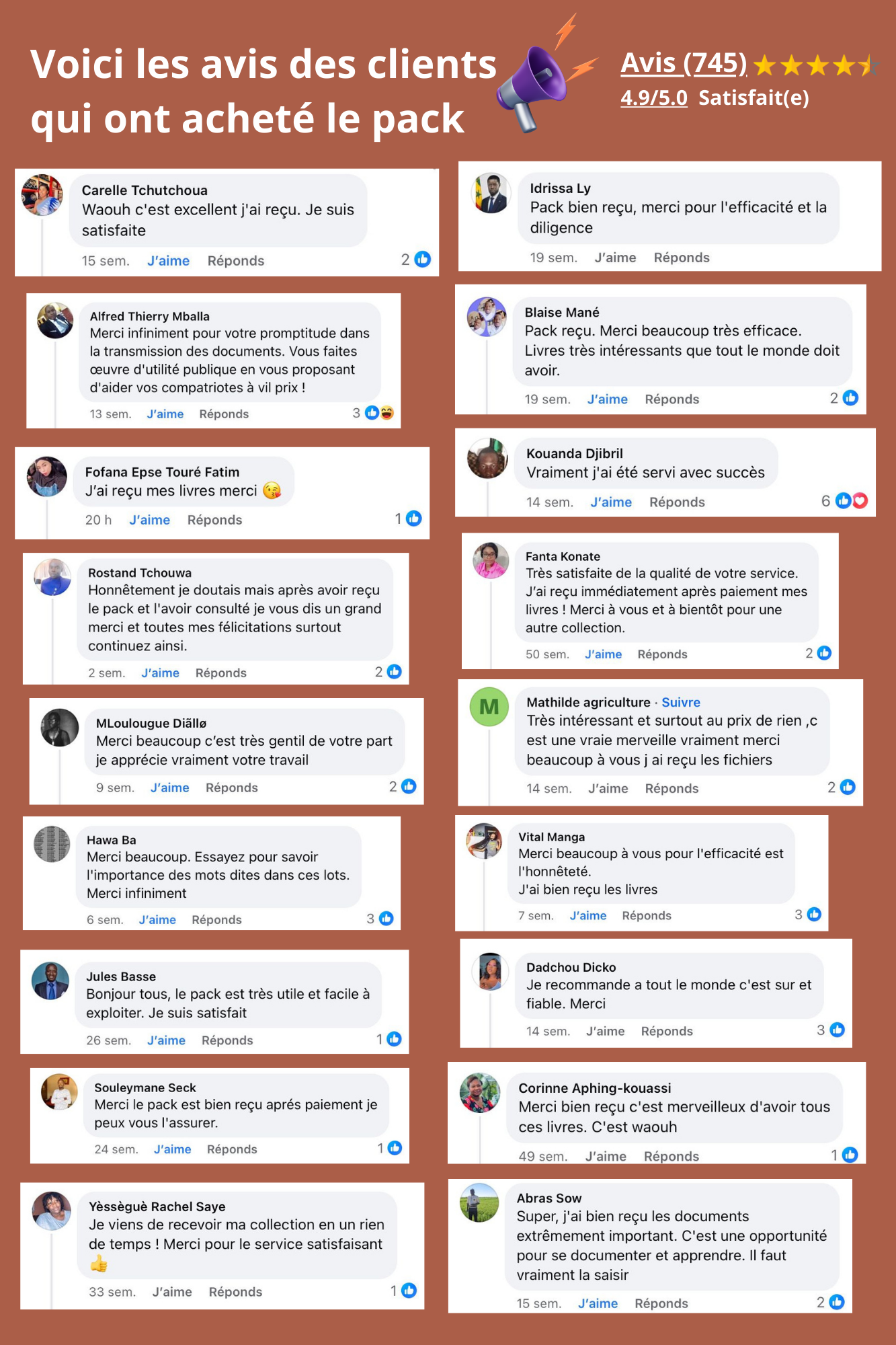 Avis et commentaires des clients sur la bibliothèque numérique